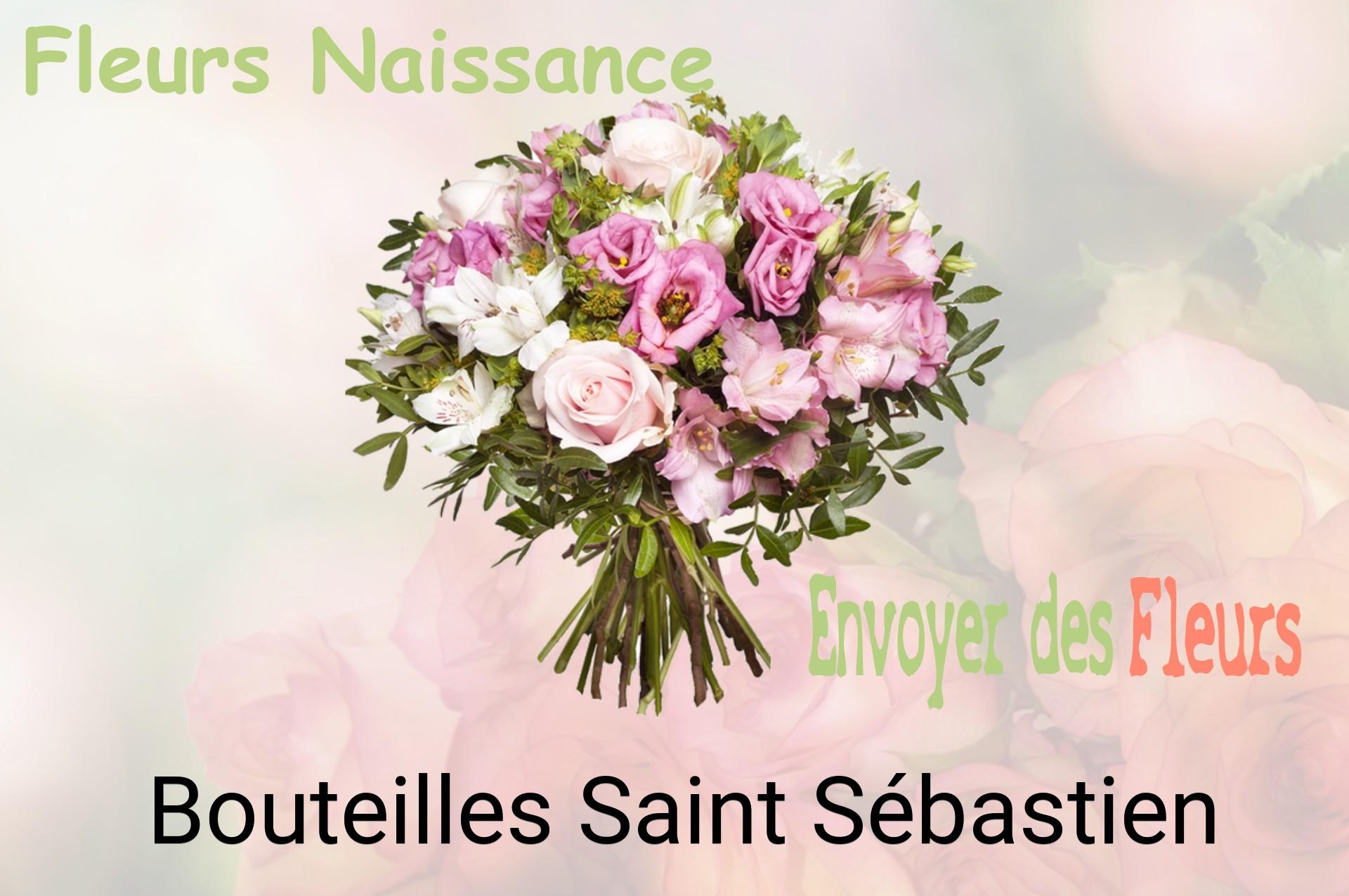 Bouquet de fleurs de naissance livré à Bouteilles-Saint-Sébastien
